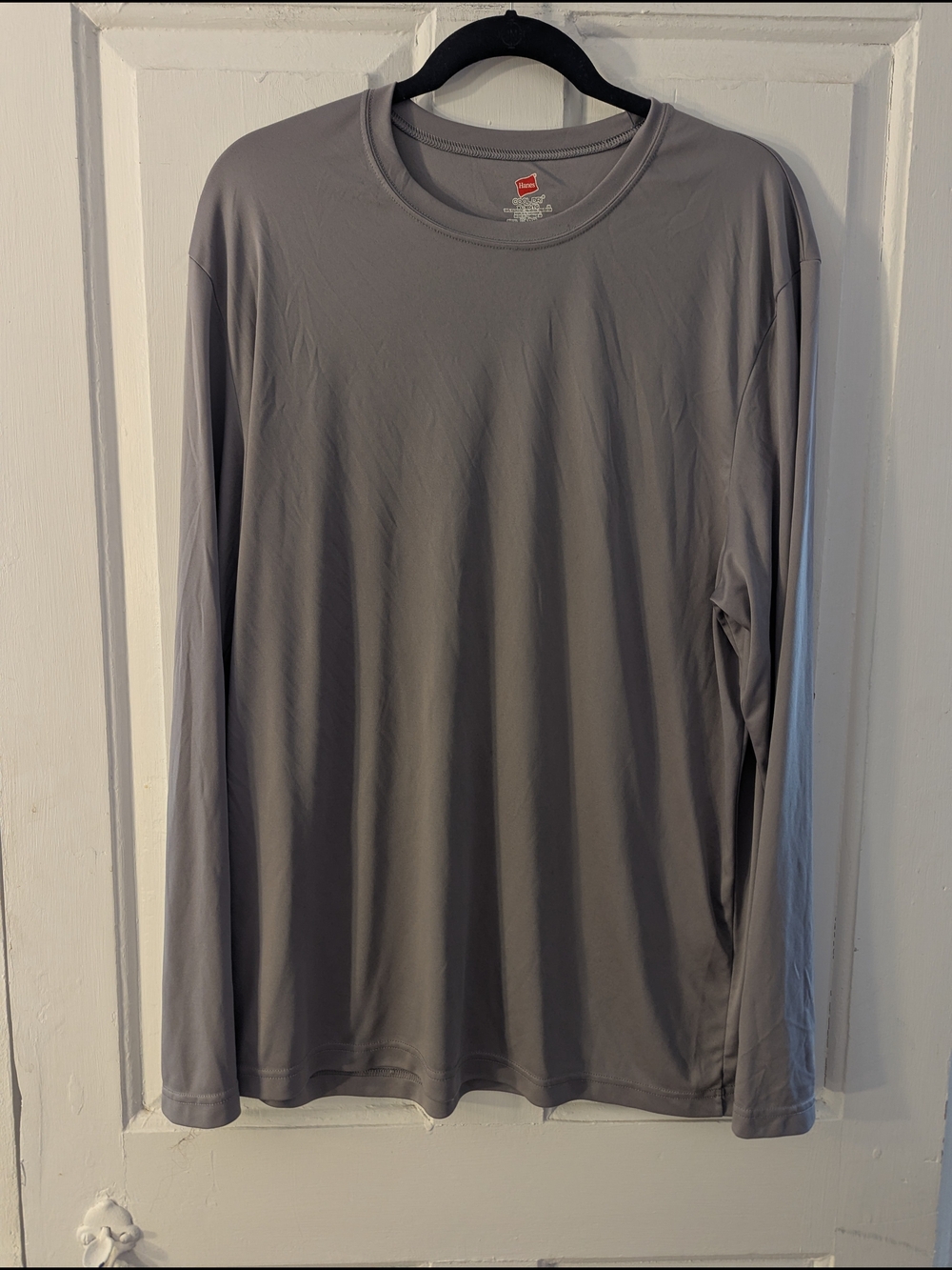 Hanes Men's Long Sleeve Performance Shirt - Gray